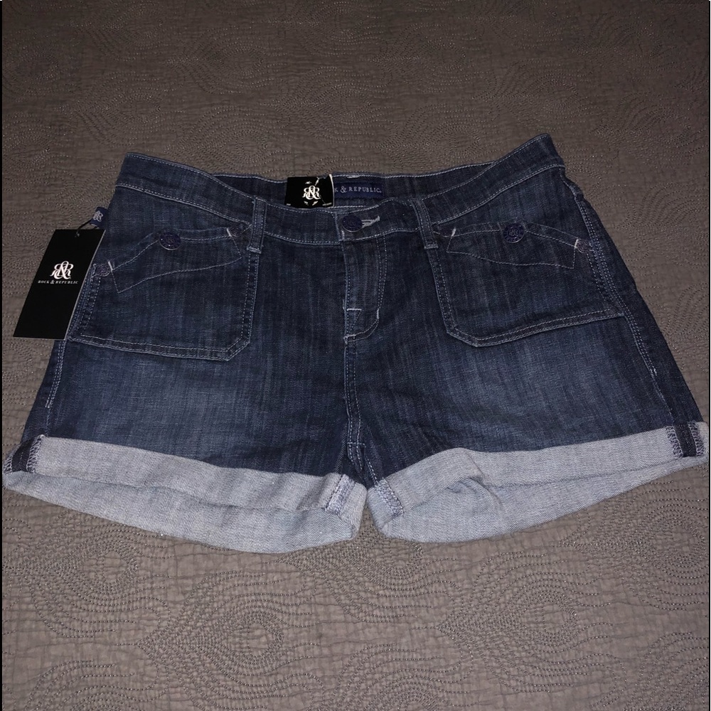 NWT Rock & Republic denim shorts size 12